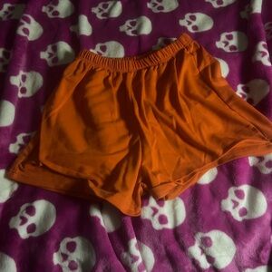 Women's Orange Shorts